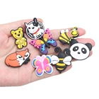 Новинка, одиночная распродажа, 1 шт., подвеска для обуви из ПВХ, аксессуары для обуви, украшение для обуви для Croc JIBZбраслеты, для детской вечеринки, строительные элементы