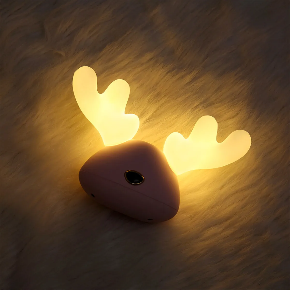 

Romantic LED elk Deer moon Night Light Colorful Bedroom Dimmer Lamp For Home Decoration Bedside Children Kid Baby sleepping lamp
