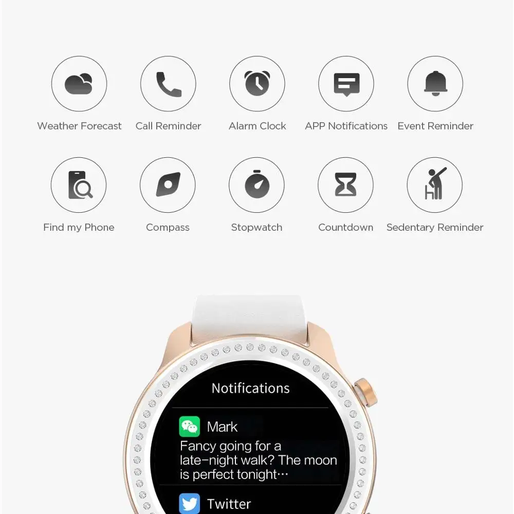Блестящие Смарт-часы Xiaomi Amazfit GTR gps 42 мм 5 АТМ водонепроницаемые 24 дня батарея умные