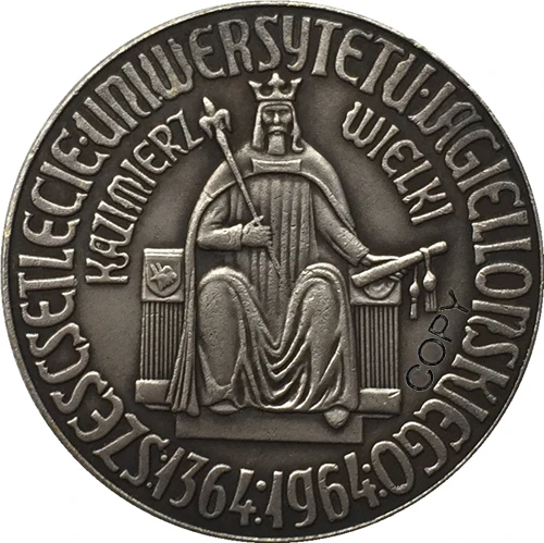 Польша 1964 копия монеты 31 мм