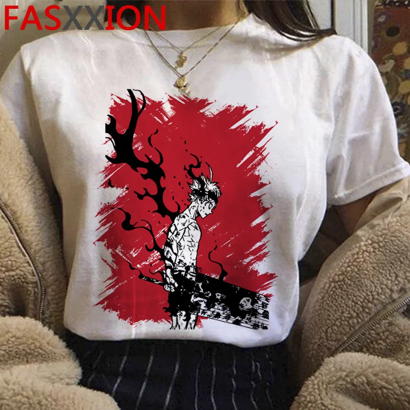 

Black Clover clothes men harajuku kawaii casual japanese clothes t shirt tumblr