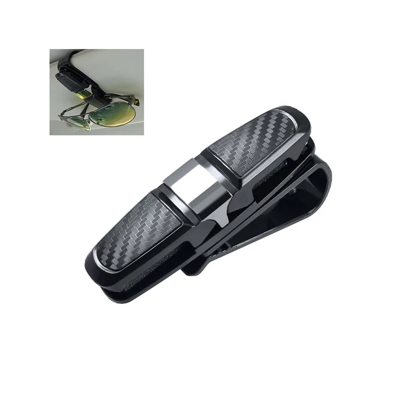 

1 упаковка держателей для очков для автомобиля, держатель для солнцезащитных очков, зажим для очков, крепление для очков с зажимом для билет...