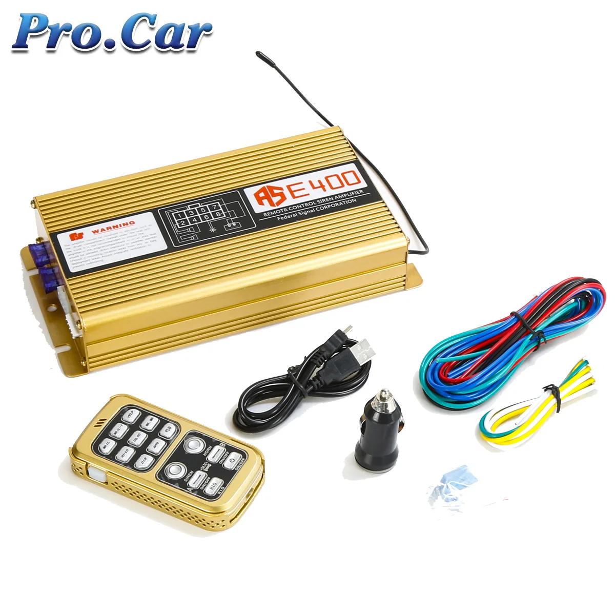 Автомобильная сирена 400 Вт 12 В громкий динамик полицейская черный конусный 15