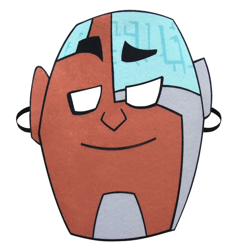 Костюм для косплея киборга из аниме подростковые Титаны го комплект с 3D принтом