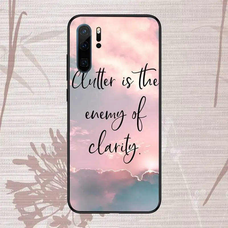 

Sky text Clouds Phone Case For Huawei honor Mate P 9 10 20 30 40 Pro 10i 7 8 a x Lite nova 5t