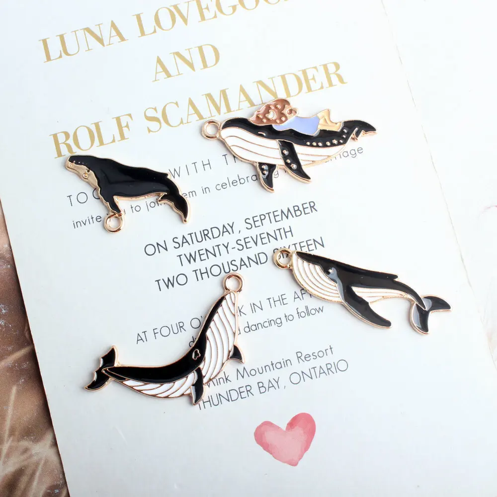 10 шт. новинка Лидер продаж милые морские животные сперма Кит сделай сам ювелирные