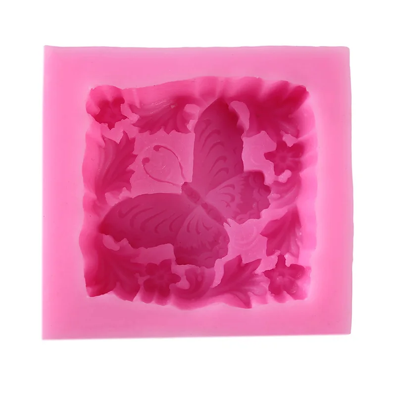 Бабочка ремесло форма искусства силиконовая помадка Шоколадное Мыло формы