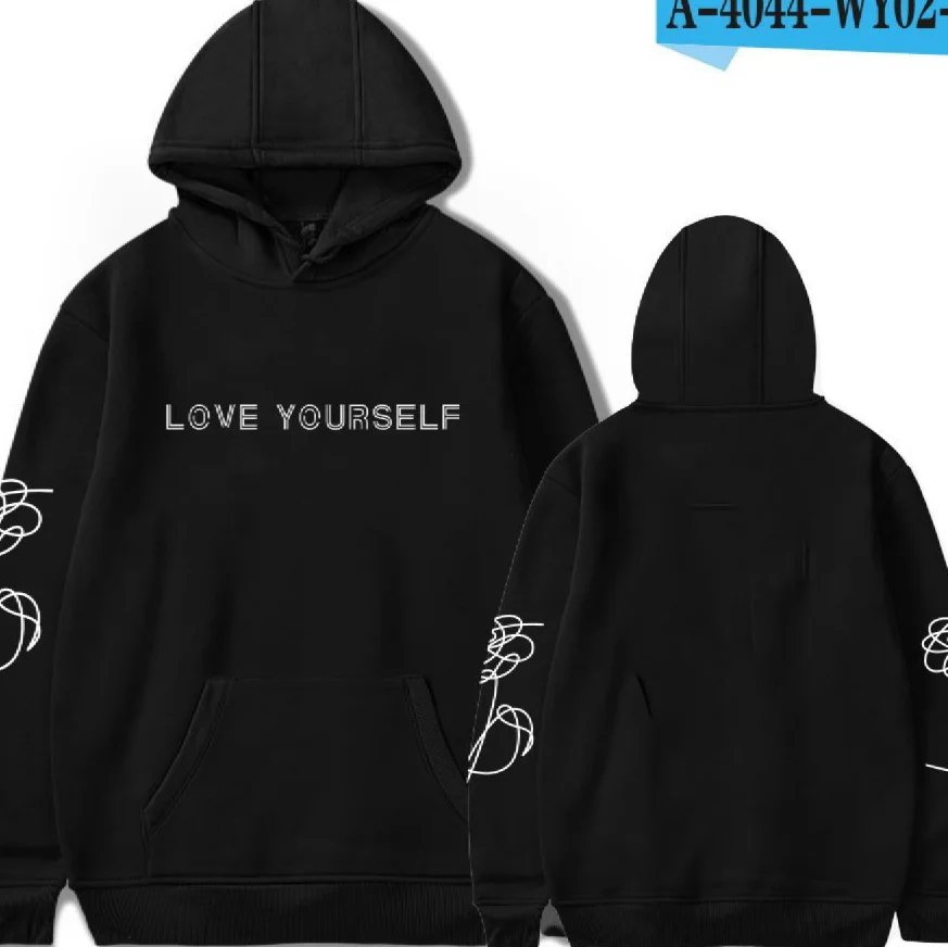 

Bangtan Hoodies Women Kawaii One Piece Demon Slayer Attack on Titan Harajuku Sweatshirt Unisex Femal