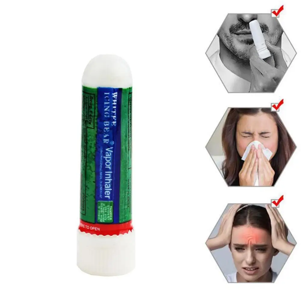 

Thailand Nasal Inhaler Stick Mint Cream Original Nasal Essential Oils Rhinitis Refreshing Nose Headache Cold Cool Ointment Body