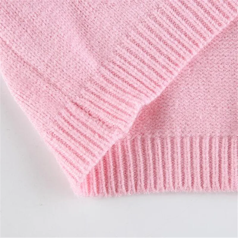 

Women Loose Knitwear Autumn Spring Outwear Winter Warm Long Sleeves V-neck Single-breasted Cherry Embroidery Cardigan Sweater