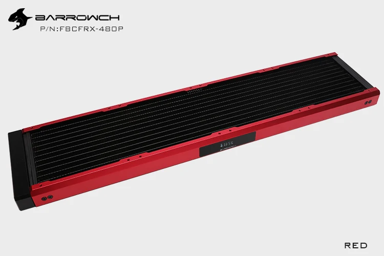 Модульный медный радиатор Barrowch 360 мм модельный ряд + температурный монитор OLED