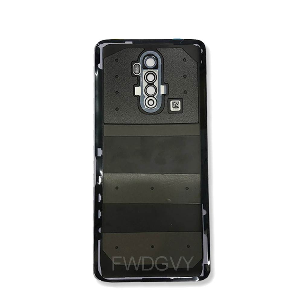 original new back glass cover for oppo realme x2 pro rear battery housing door with glass camera lens for realme x2 pro free global shipping