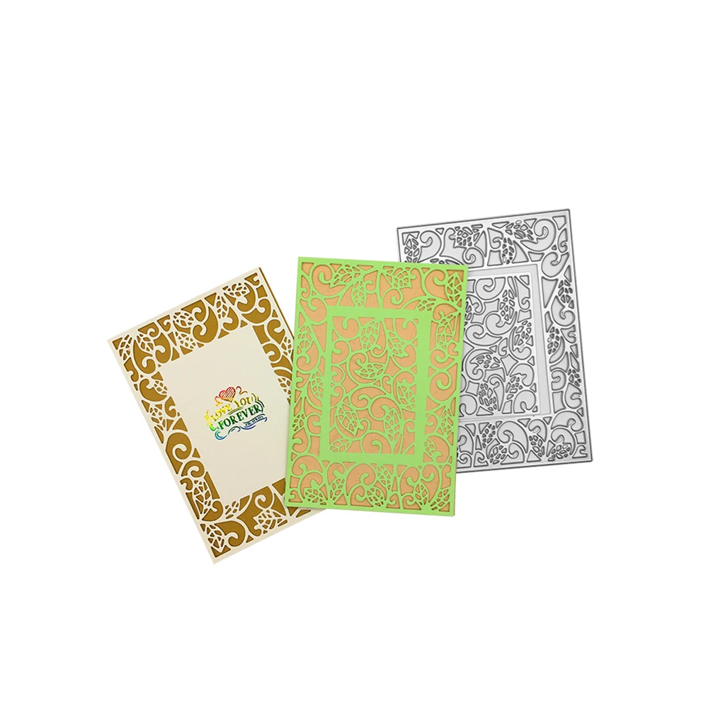 

Julyarts Lace Frame Metal Dies for Card Making New for 2021 Crafts For DIY Scrapbooking/Decorative Photo Album Engraving DIY