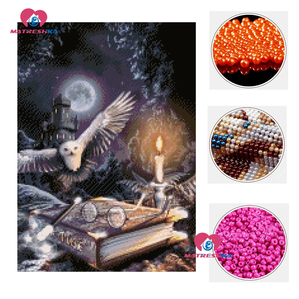Diy 3d вышивка крестиком из бисера Гарри Поттер вышивка бисером домашний декор рукоделие аксессуары жемчужная вышивка бисером