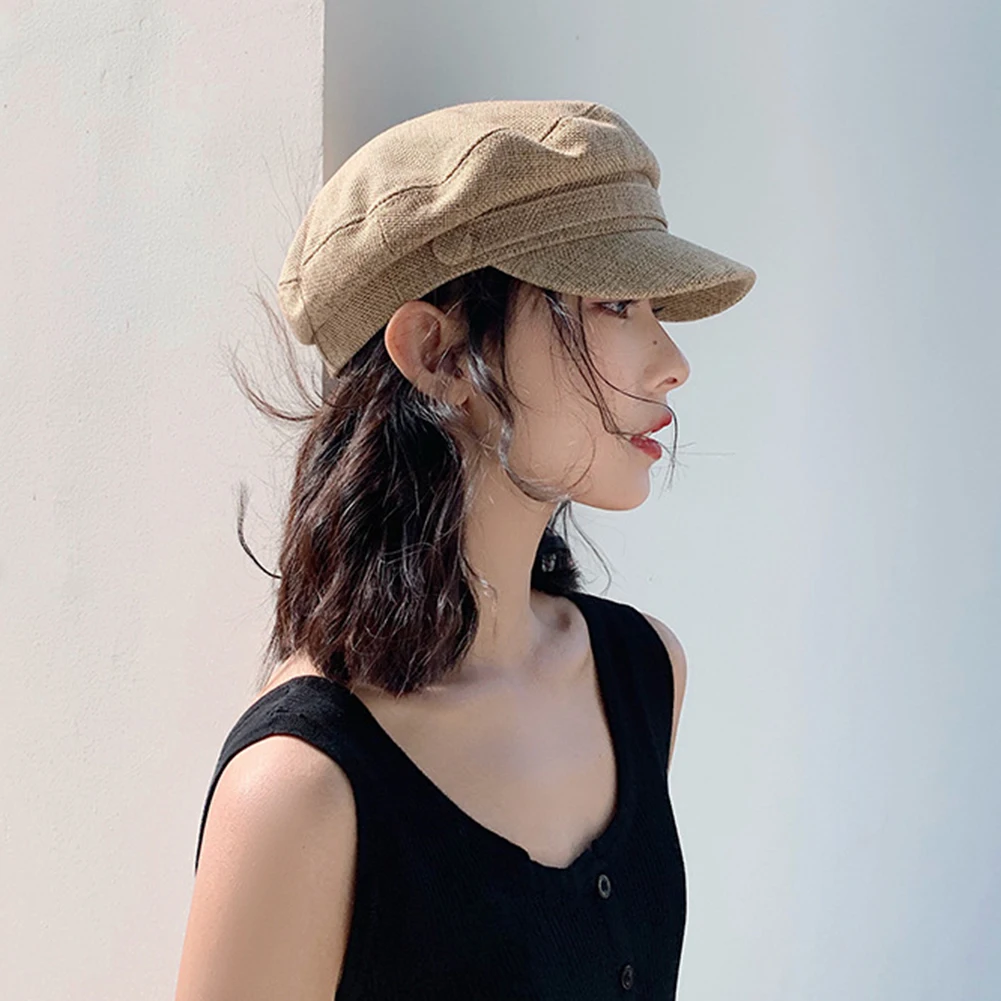 2019 New Autumn Winter Plaid Beret Hats For Women French Berets Fashion Female Houndstooth Black Newsboy Cap | Аксессуары для