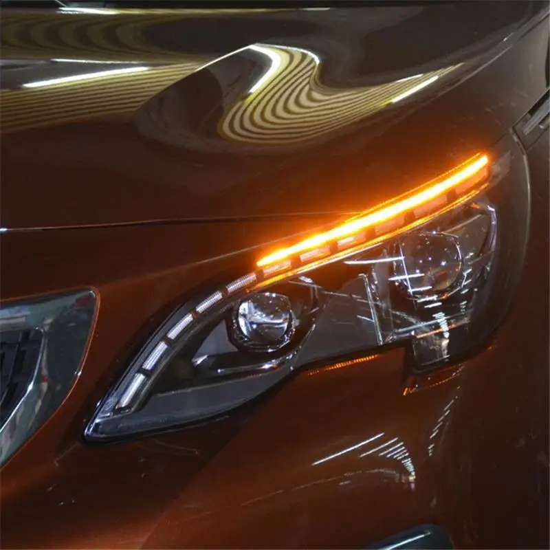 Пункт авто аксессуары Assessoires Drl лампа Светодиодные Автомобильные дневные ходовые фары автомобильные в сборе