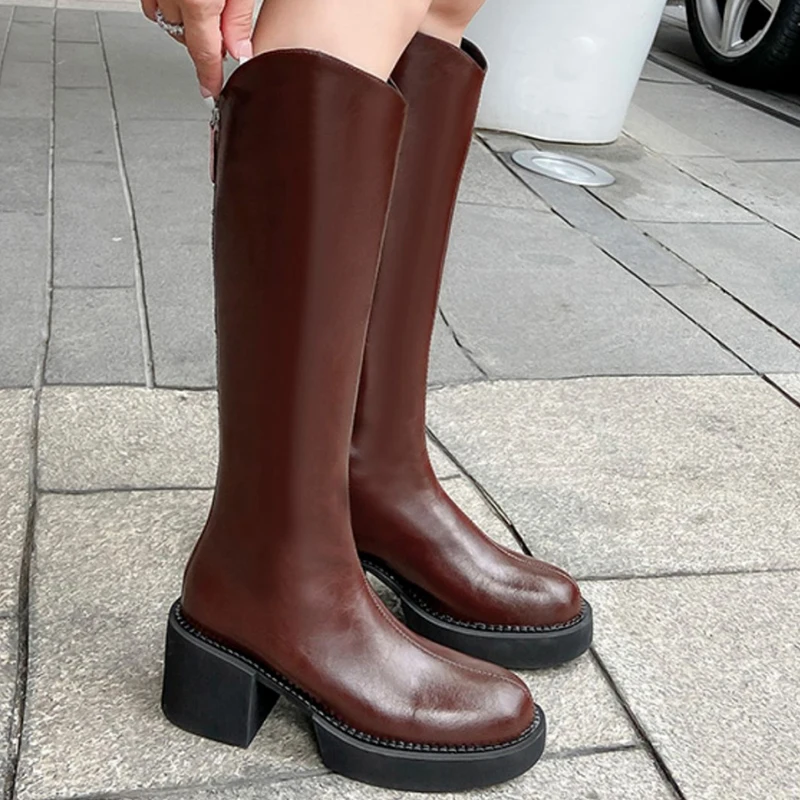 Ботинки-челси женские на резиновой подошве в западном стиле зимние 2022 | Обувь