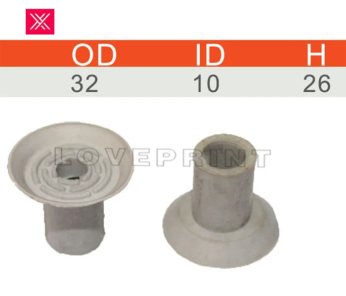 25 шт. запасная часть печатной машины резиновая присоска для OD32 ID 10 Высота 26