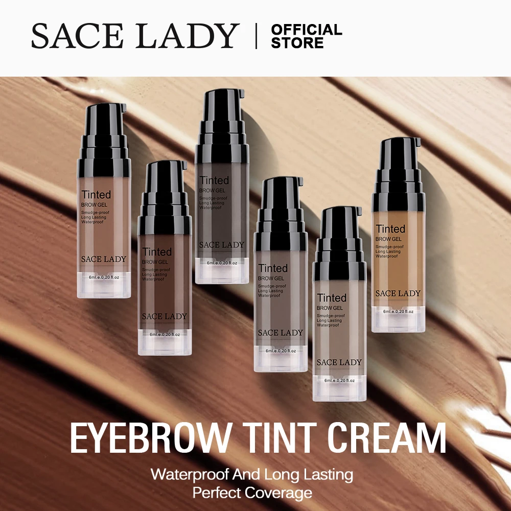 

SACE LADY гель-краска для бровей водостойкий макияж тени для век Макияж для бровей усилитель краски 6 цветов/Набор Косметика Оптовая продажа