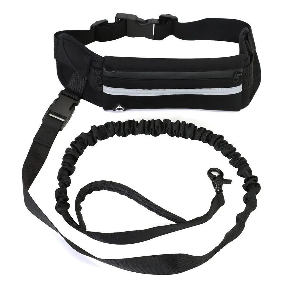 

Hands Free Dog Leash For Running Walking Jogging Training Hiking Retractable Elastic Leash Adjustable Waist Belt
