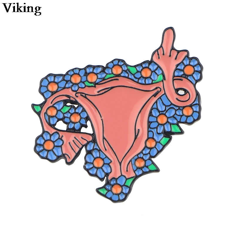

Feminism Badge Uterus Brooches Lapel Pins Collar Badges Backpack Pin Hat Pins Clothing Accessories Jewelry For Women Girls G0687