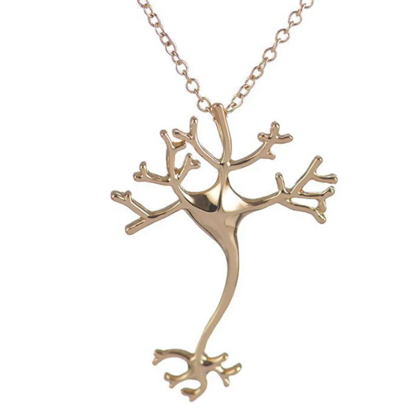Европа и США: новый кулон для ожерелья "нейроны", женские цепочки для ключицы с украшениями "Древо жизни" в качестве подарка другу.