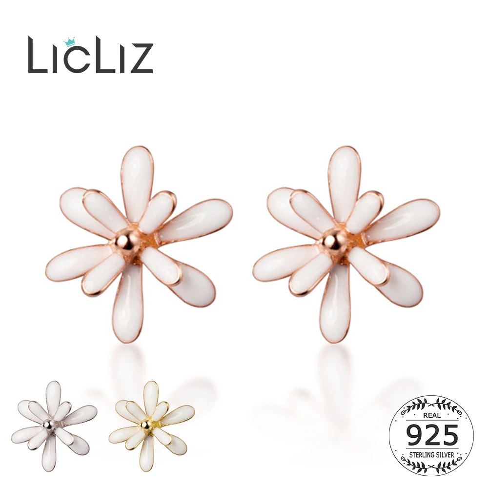 

Серьги-гвоздики женские из серебра 925 пробы, розовое золото, серьги серебристого цвета; Бижутерия пробы