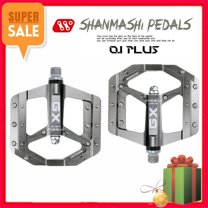 

SHANMASHI Universal Bicycle Pedals Mtb Mountain Road Bike Cycling Pedals Ultralight Steel Bearing Pedalsy Bicycle Parts Pedals