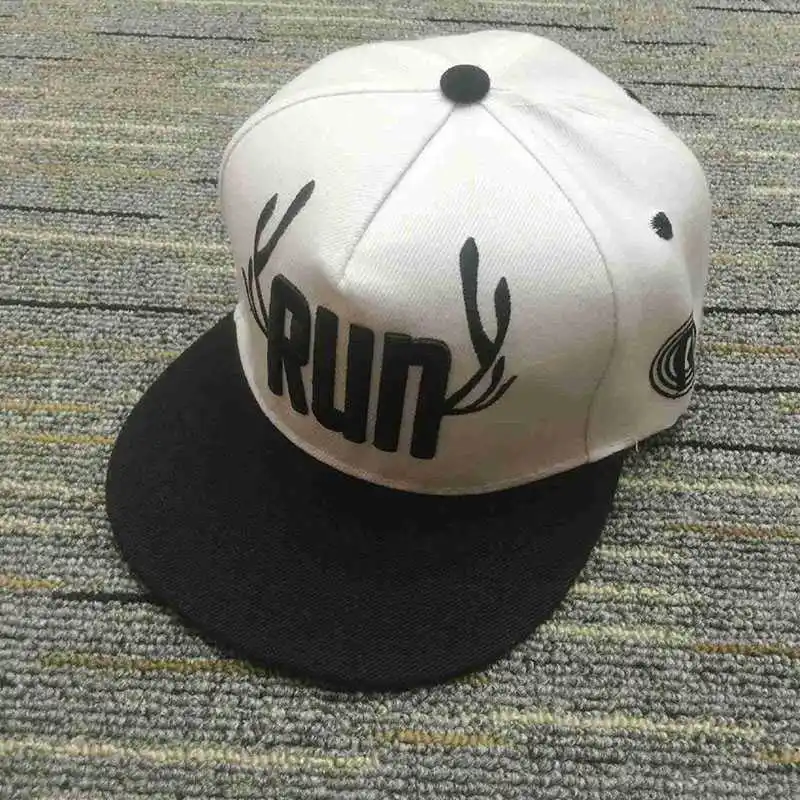 Бейсболка бейсболка для мужчин и женщин шляпа от солнца с надписью RUN вышивкой