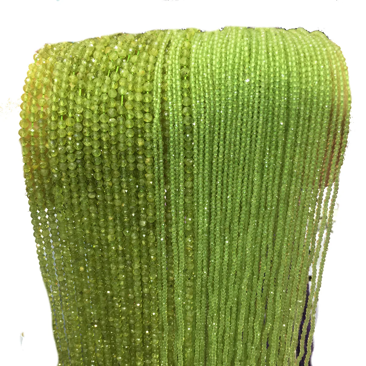Граненые бусины из натурального перидота 2 мм 3 очаровательные граненые