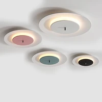contemporary led ceiling lights painted metal macaro acrylic kits light led ceiling lamp nordic bedroom home lighting fixtures