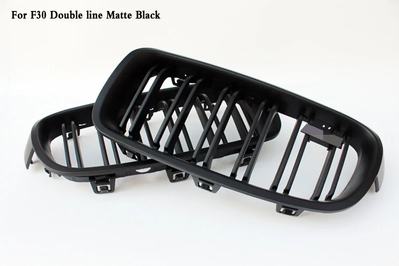 Двухлинейная ABS колоер углеродная Черная решетка подходит для BMW 3-Series F30 F35 320i 328i |
