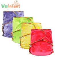 wizinfant bamboo velour fitted cloth diaper eco friendly reusable heavy wetter ai2 baby aio diaper washable