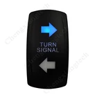 Автомобильный лодочный поворотный переключатель, переключатель ВКЛ.ВЫКЛ., синяя светодиодная подсветка, 7 контактов, DPDT Push-переключатель для 12 В 20 А, морской марки Carling Arb Narva 4x4