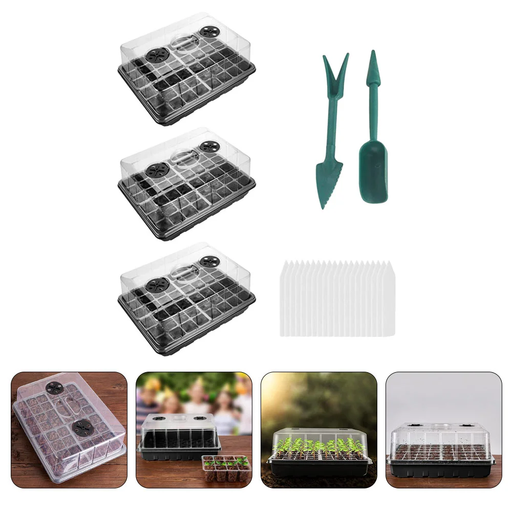 

1 Set of Plant Growing Trays Planting Germination Plates Plant Flower Growth Box