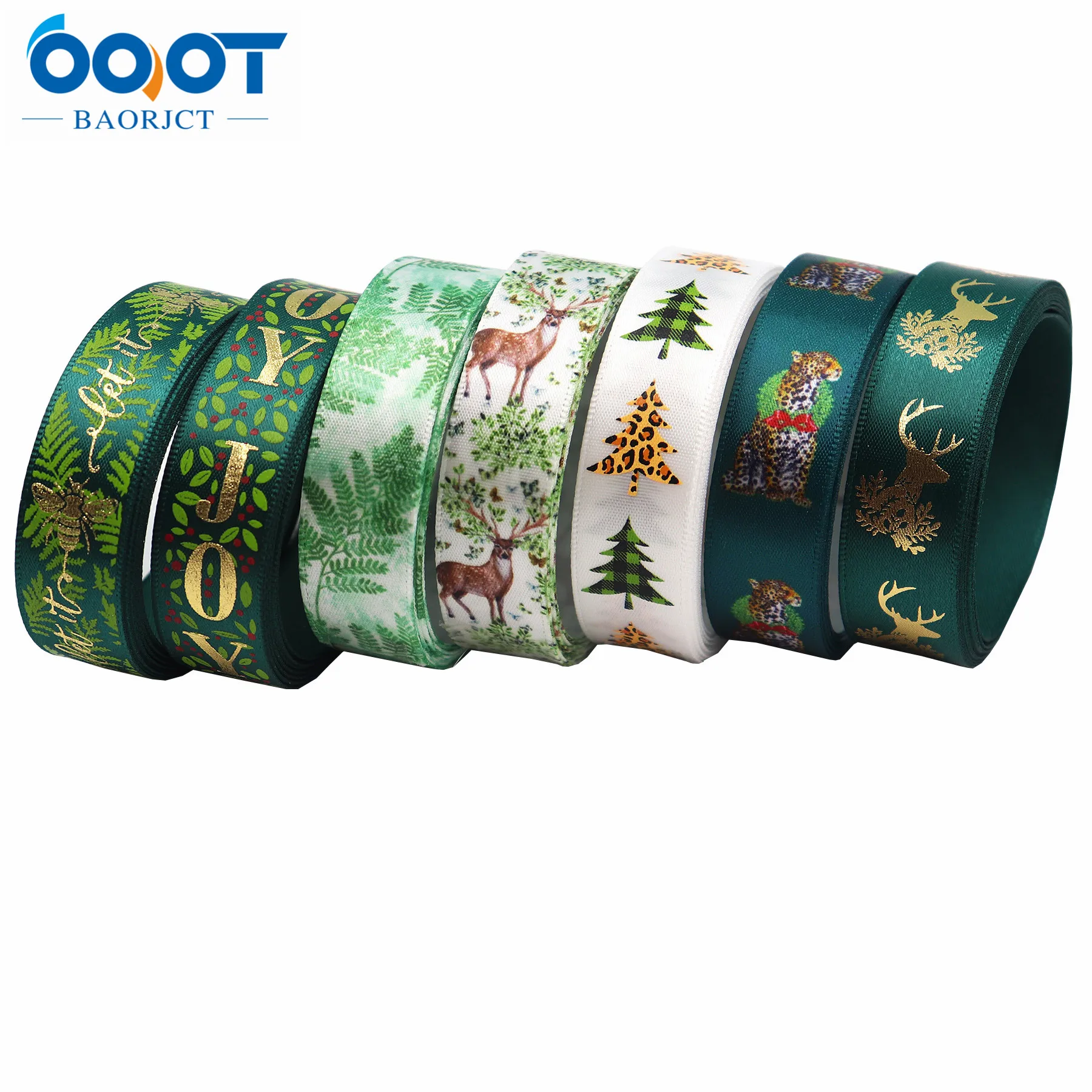 5 Yard Ribbon Christmas Set Tie Carnival Gift Box Packaging Festive Scene Decoration |