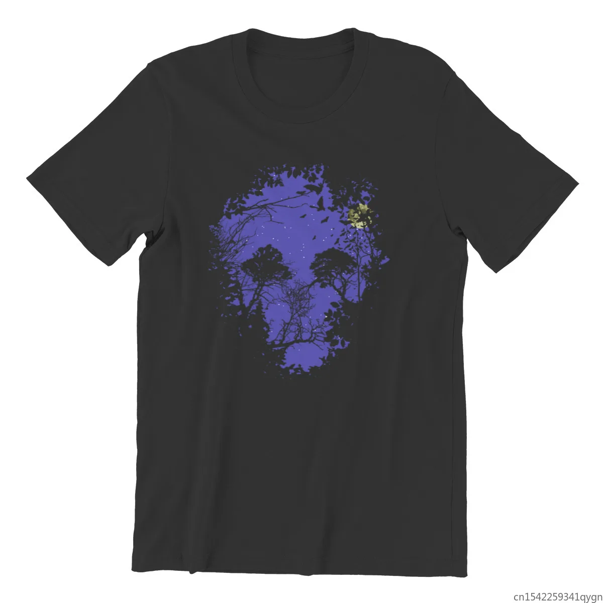 

Skull In The Night Sky Haikyuu Jujutsu Kaisen Men's T-shirt Streetwear Men Clothes Unisex Tee
