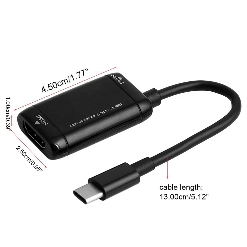 USB-C адаптер типа C к HDMI 1080P USB 3 1 type кабель для MHL мужчин и женщин конвертер функции
