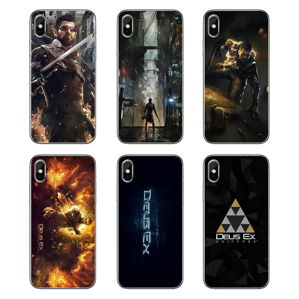 Deus Ex Mankind Divided игры Художественная печать прозрачные мягкие чехлы для Nokia детей