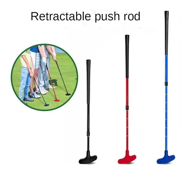 New Golf Telescopic Double- Sided Putter Telescopic Rod Double-sided Golf Club Two-section Putter Practice Adult and Child