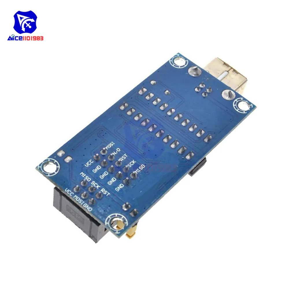 Diymore USBtinyISP USBTiny AVR ISP программатор 6/10 контактный загрузчик для Arduino Meag2560 UNO R3