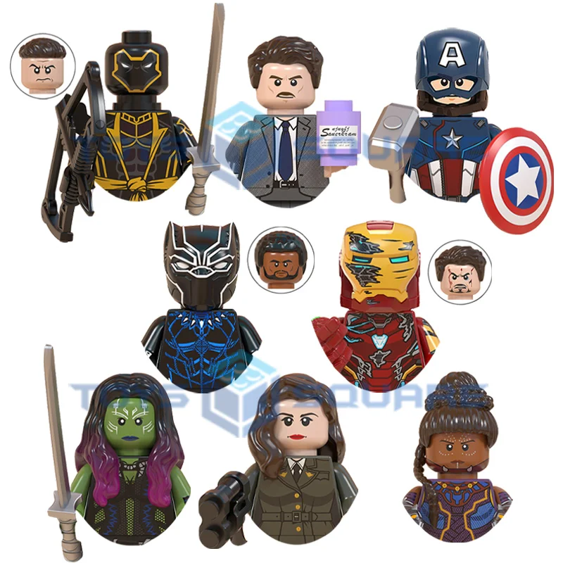 Конструктор Черный бури капитан железо Картер пантера человек Америка игрушки