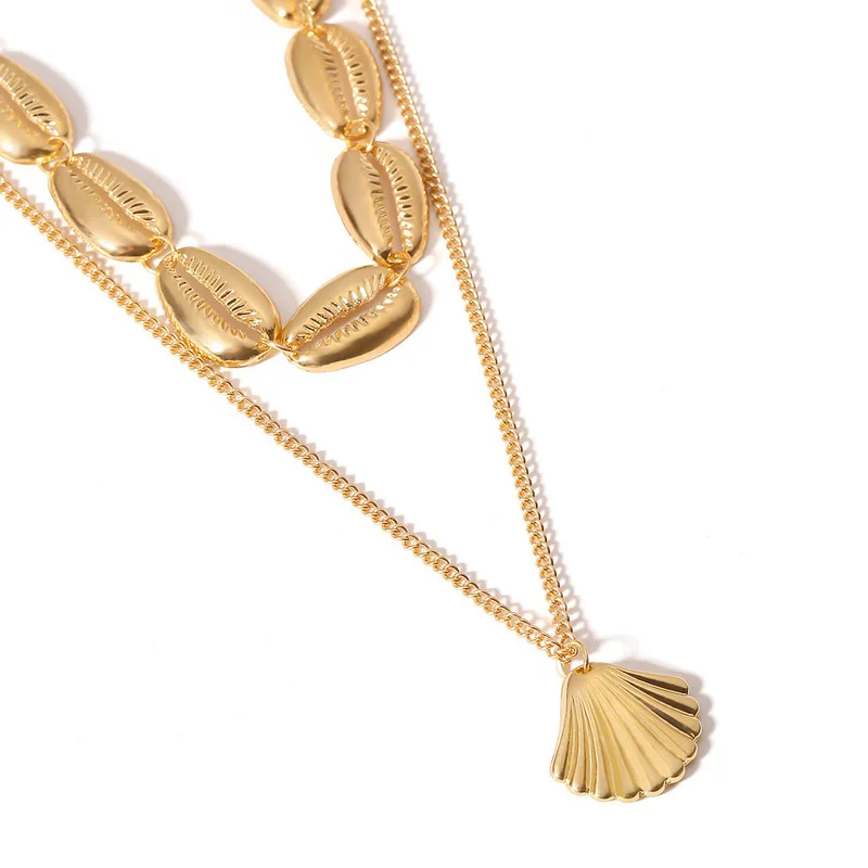 Ожерелье из ракушек 2021 колье Моаны в богемном стиле Женское Женская цепочка до