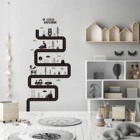 Мультяшный дорожный автомобиль, Лесной животный, креативный стиль, дорожный вид, дерево, медведь, олень, декор детской комнаты, съемные наклейки