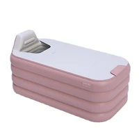 thicker portable bathtub household eco friendly pvc foldable bath tub adult baby baignoire pliable adulte bathroom products