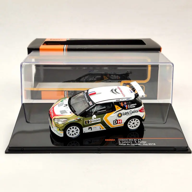 IXO 1:43 для Citroen DS3 R5 #4 Rallye Du Condroz Huy 2016 RAM653 литая под давлением модель автомобиля