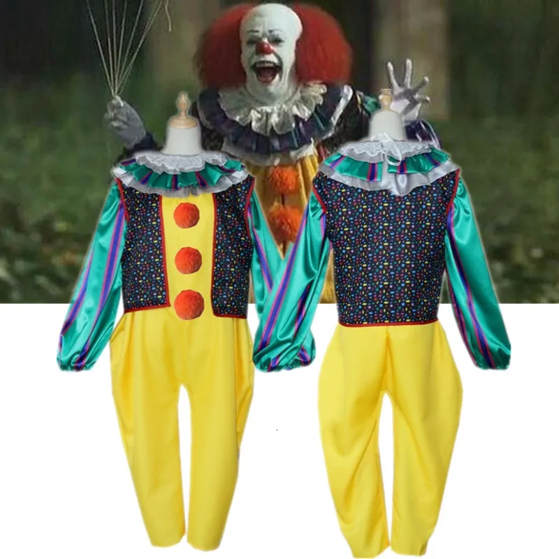 Костюмы для косплея взрослых Stephen King's It Pennywise косплей костюм клоуна костюмы на