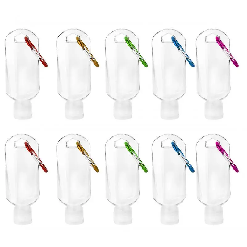 10 шт. прозрачные пластиковые бутылки для ключей 50 мл | Красота и здоровье