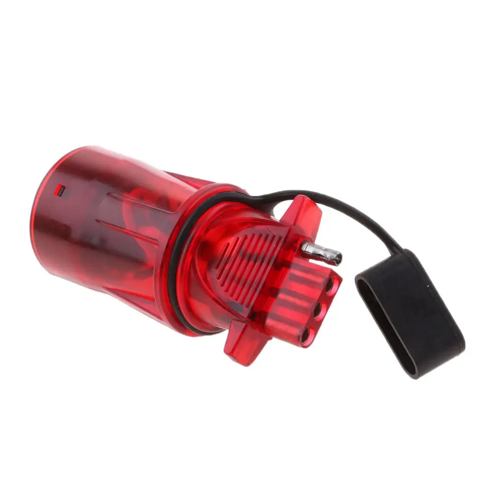 

7-Way Round RV to 4-Way Flat Adapter Trailer Truck Light Harness Plug