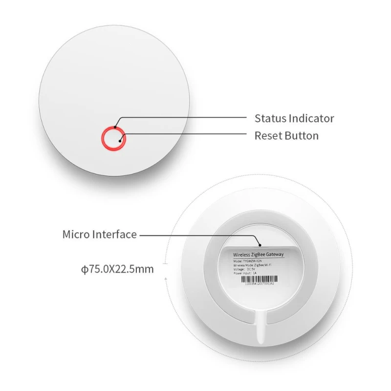 

Tuya Zigbee Smart Home Zigbee Gateway Hub Remote Control Zigbee Devices Via Smart Life App Works With Amazon Alexa Google Home